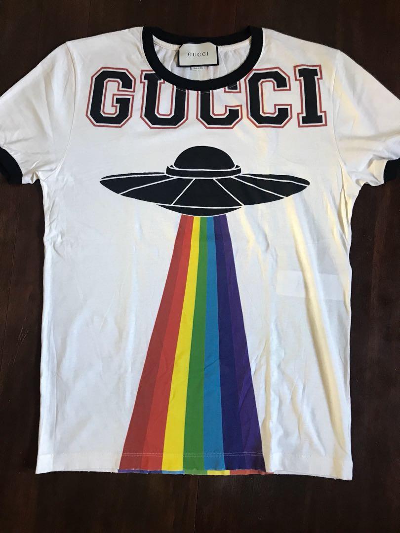Gucci ufo shirt authentic, Men's 