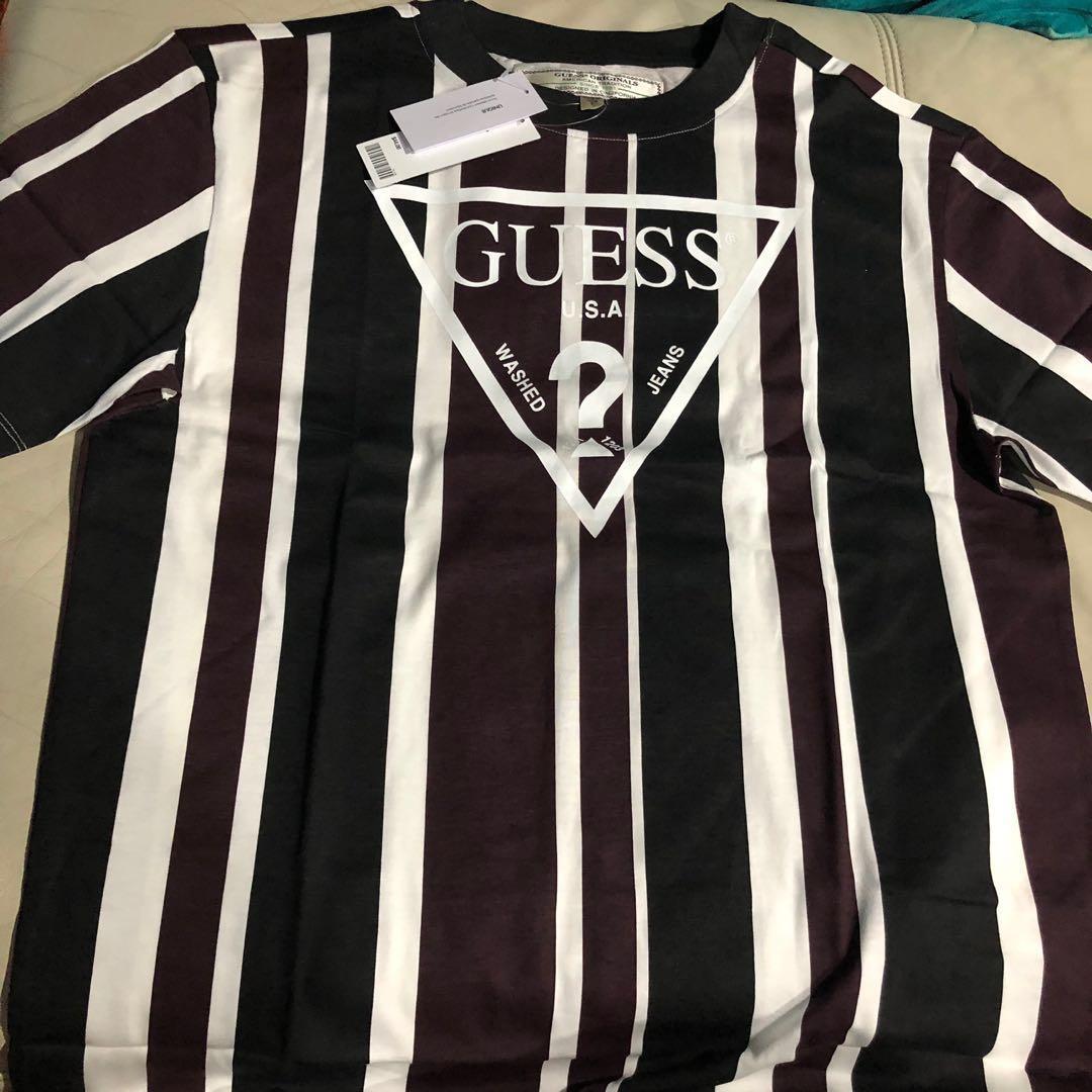 guess uo exclusive rexford striped tee