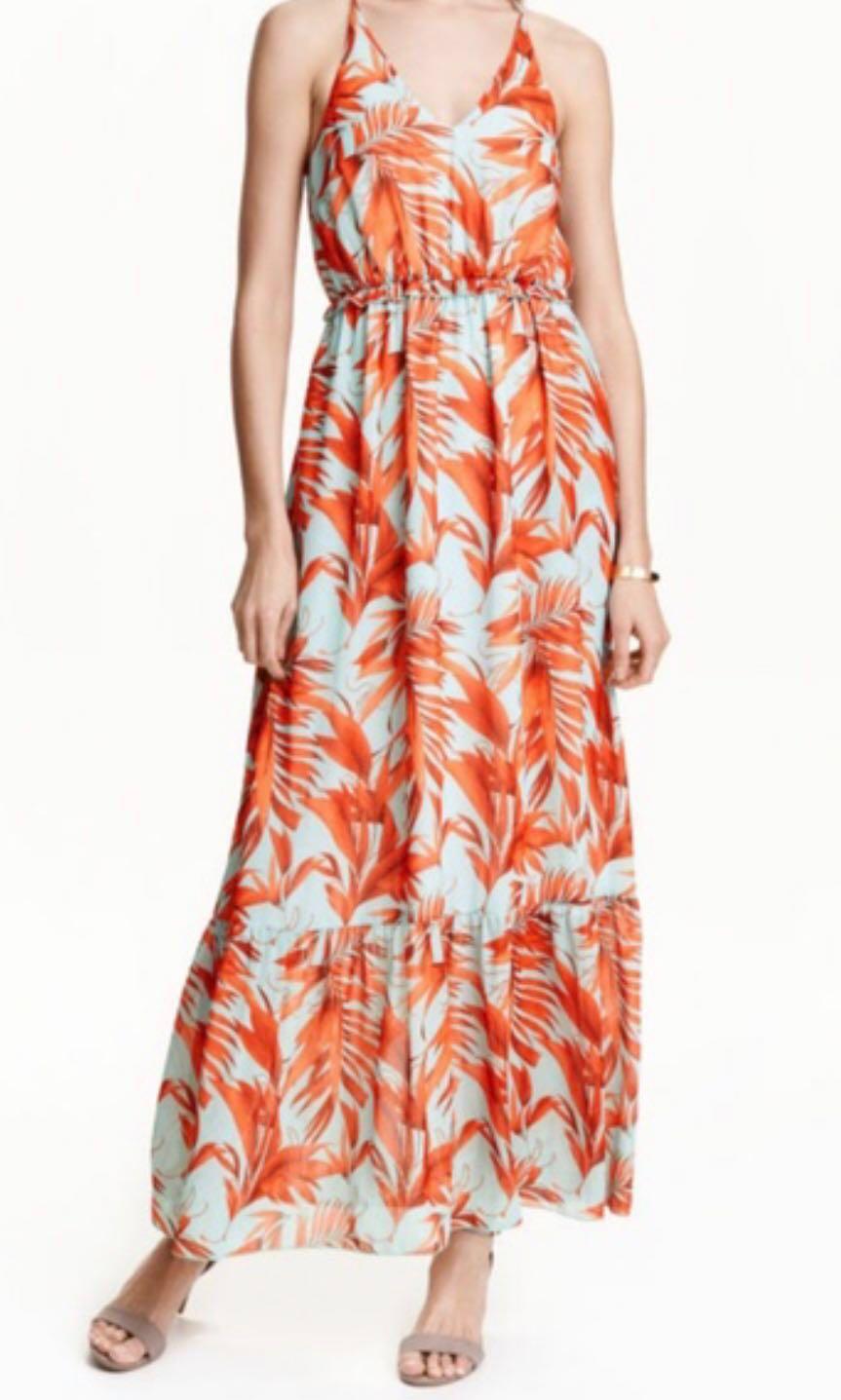 chiffon maxi gown