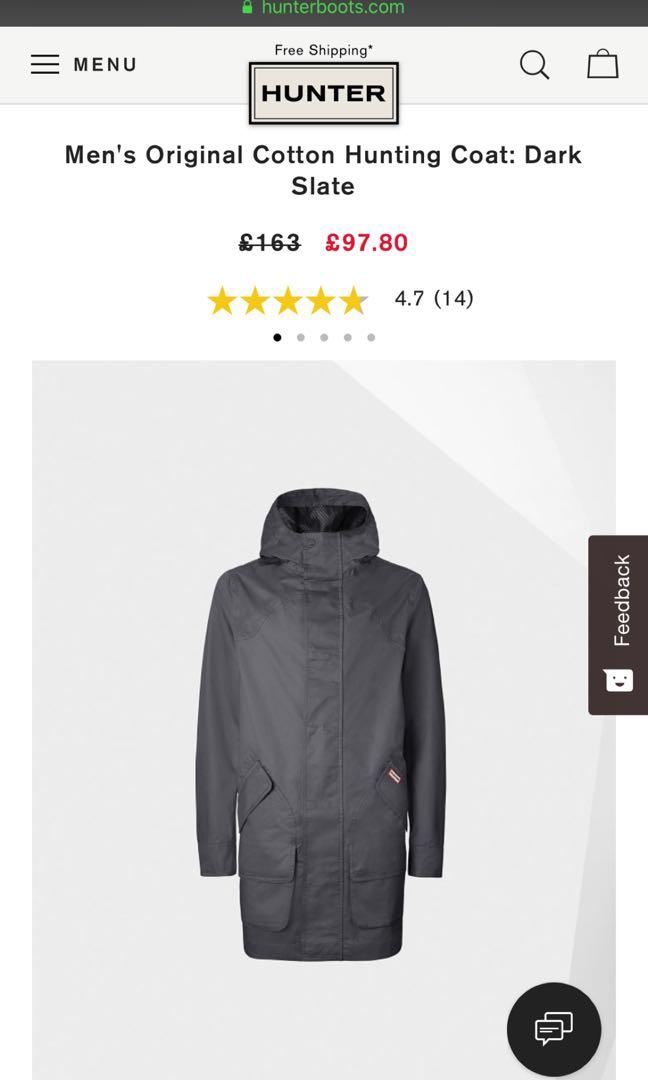 Hunter original 2025 cotton hunting coat