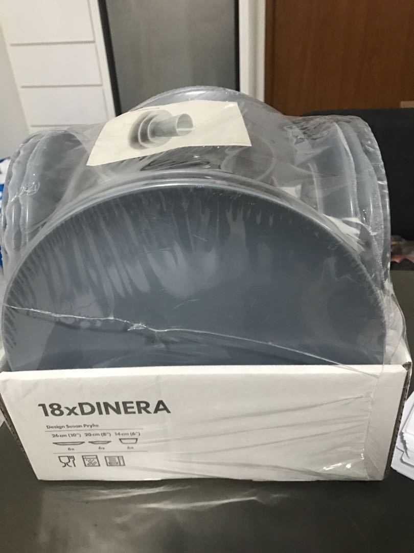 Ikea 18x Dinera Blue Home Appliances Kitchenware On Carousell