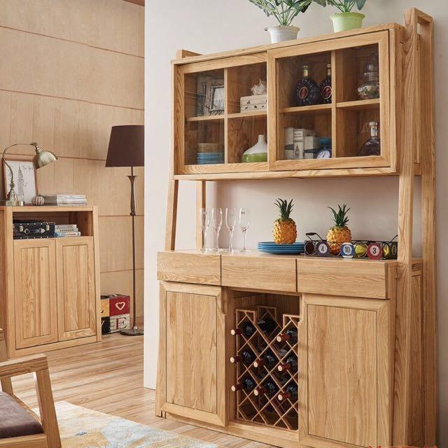 Japanese Style Wooden Kitchen Cabinet Furniture Shelves Drawers On Carousell
