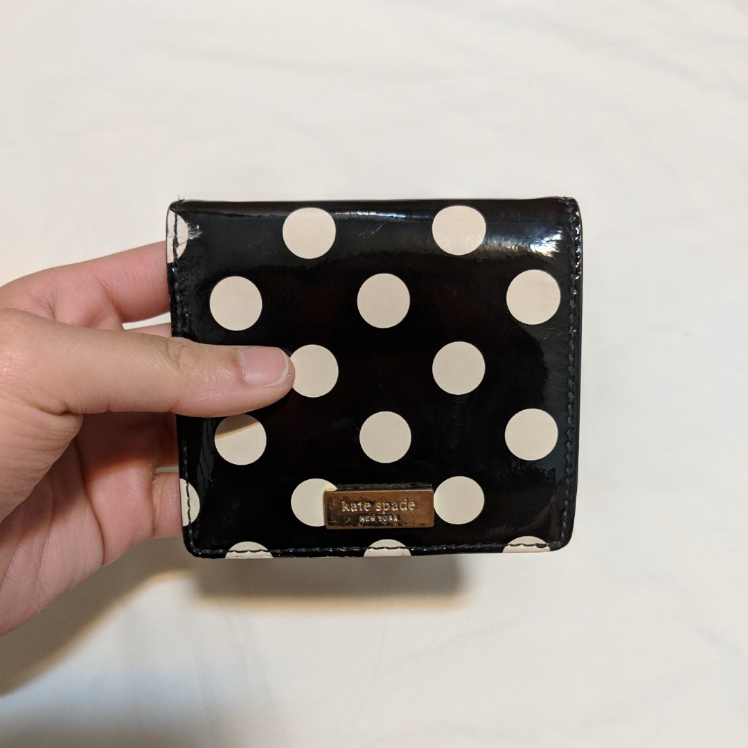 polka dot kate spade wallet