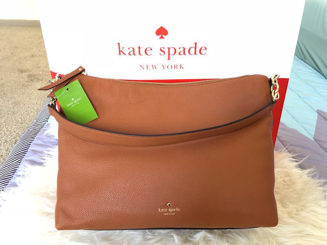 Cognac kate spade purse deals