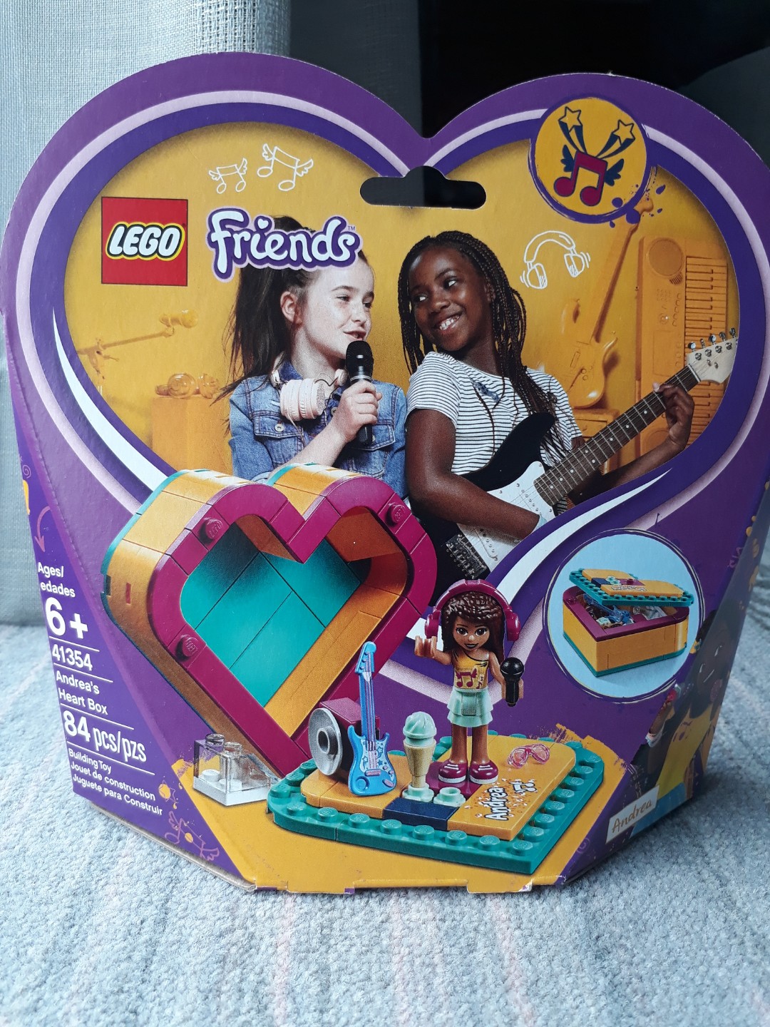 Lego Friends Andreas Heart Box Toys Games Bricks Figurines On