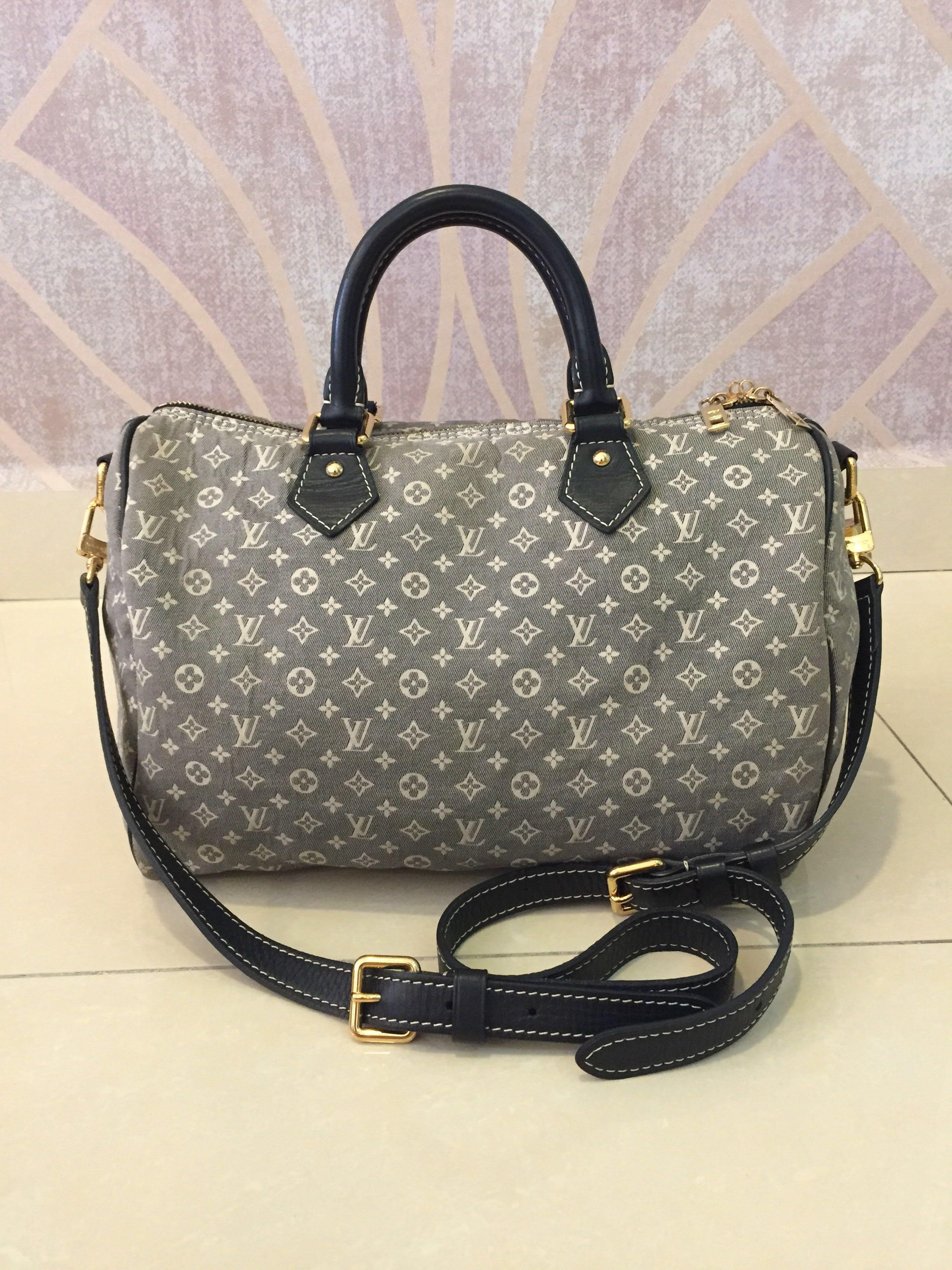 Louis Vuitton Encre Monogram Idylle Speedy Bandouliere 30 Bag Louis Vuitton