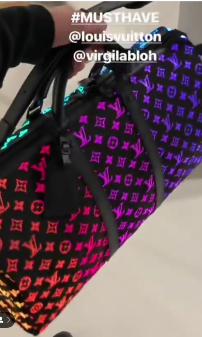 Louis Vuitton FW19 Optic Fibre Keepall and LED Game Over Mid/High Cut  Sneakers