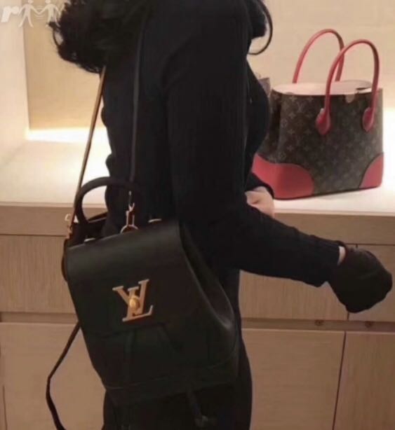 Louis Vuitton limited ed Lockme mini backpack, Luxury, Bags