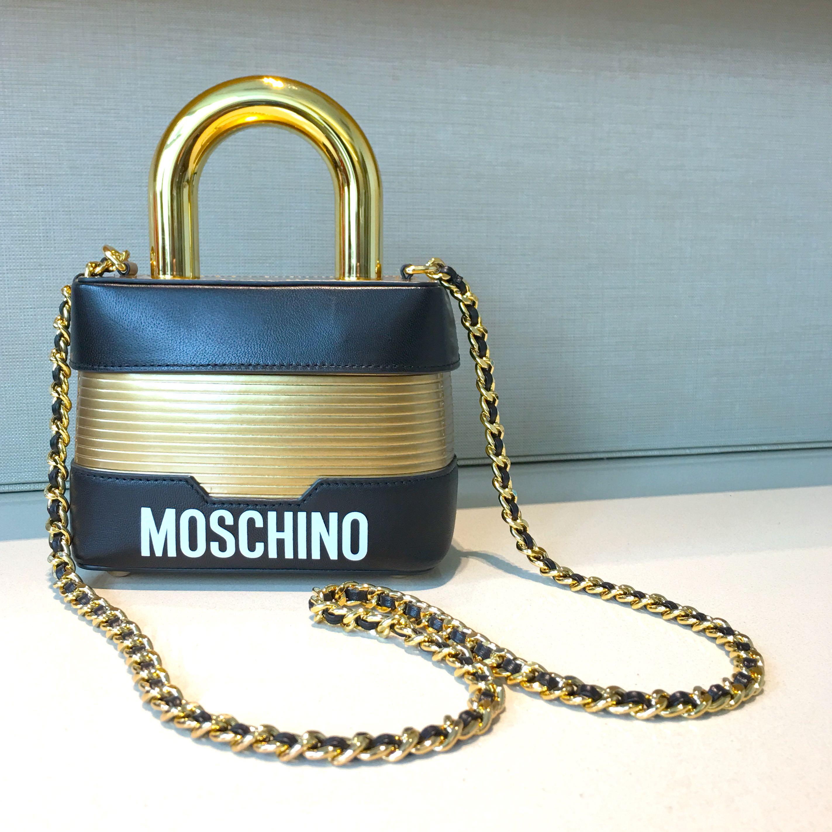 H m moschino best sale lock bag