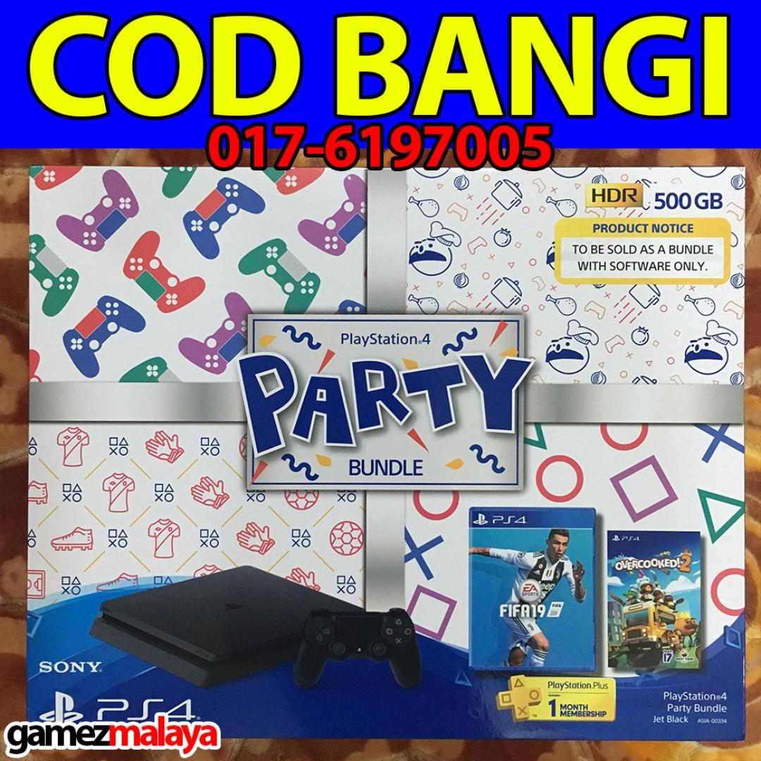 NEW PS4 SLIM 500GB PARTY BUNDLE GAMEZMALAYA Video Gaming