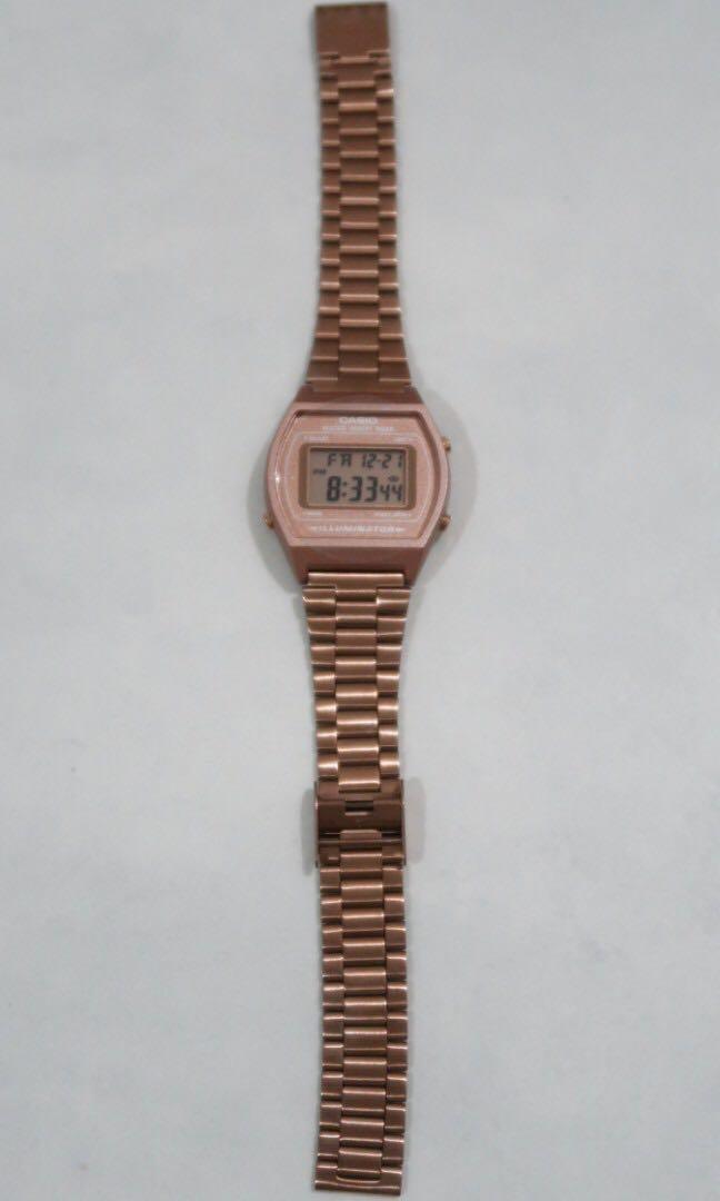 new Casio Watch rose gold