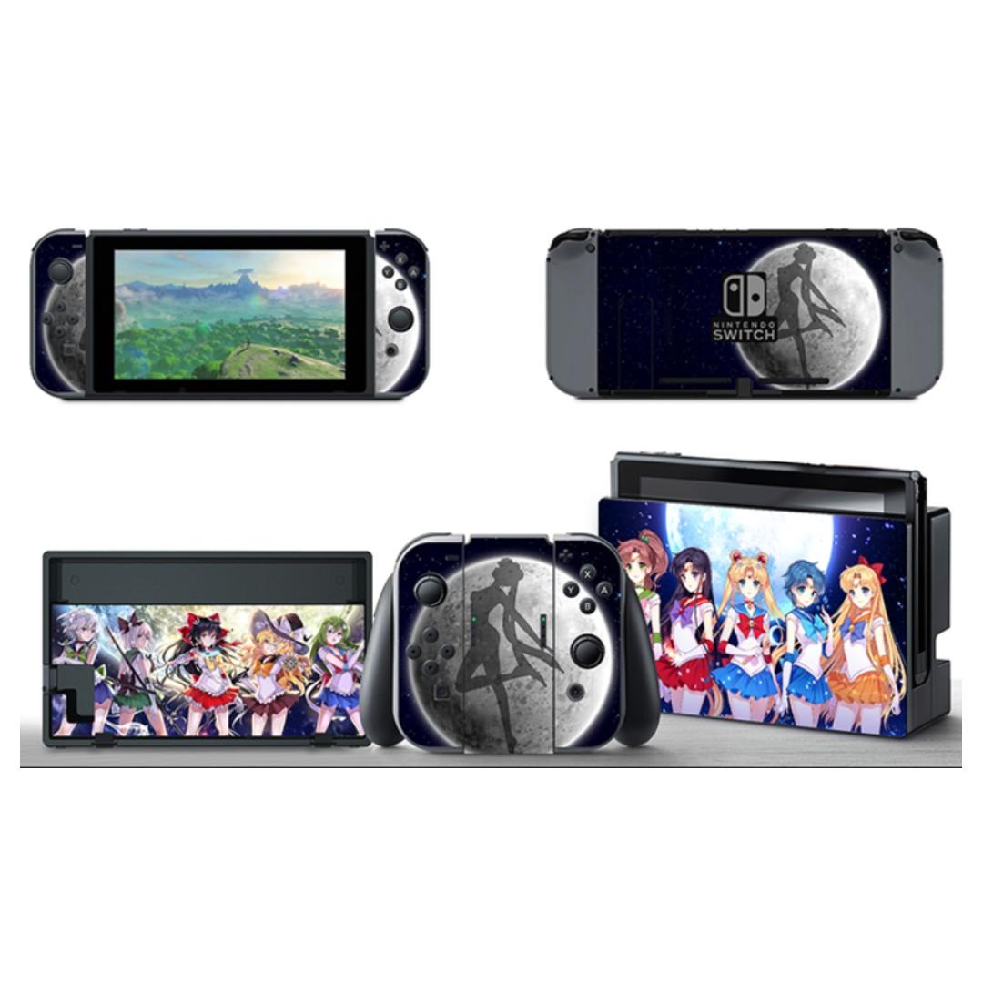 nintendo switch lite skins sailor moon