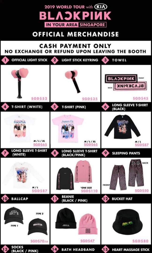 HTB Blackpink Official Merch Singapore Still OPEN *Accept PayNow