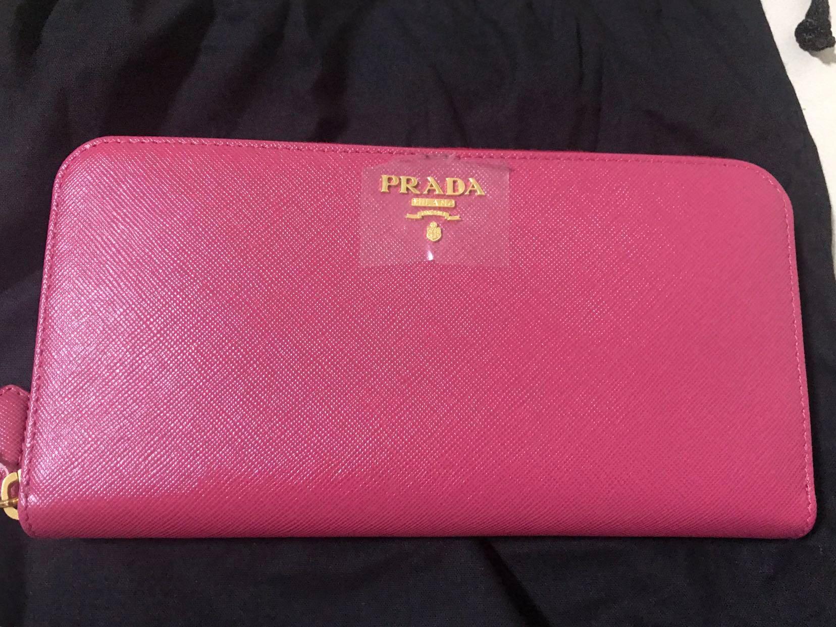 Prada peonia 2025 wallet
