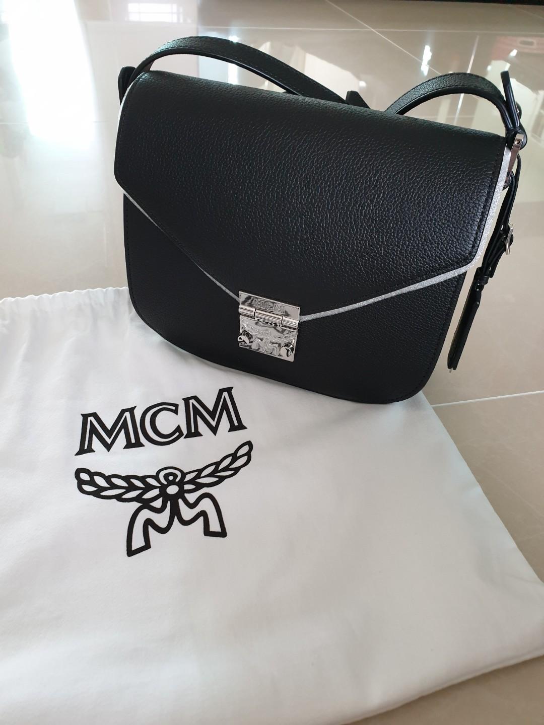 Pre loved Authentic MCM Patricia Shoulder Bag For Sale Women s