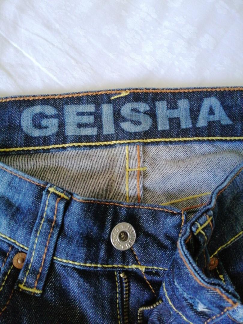 Geisha denim top