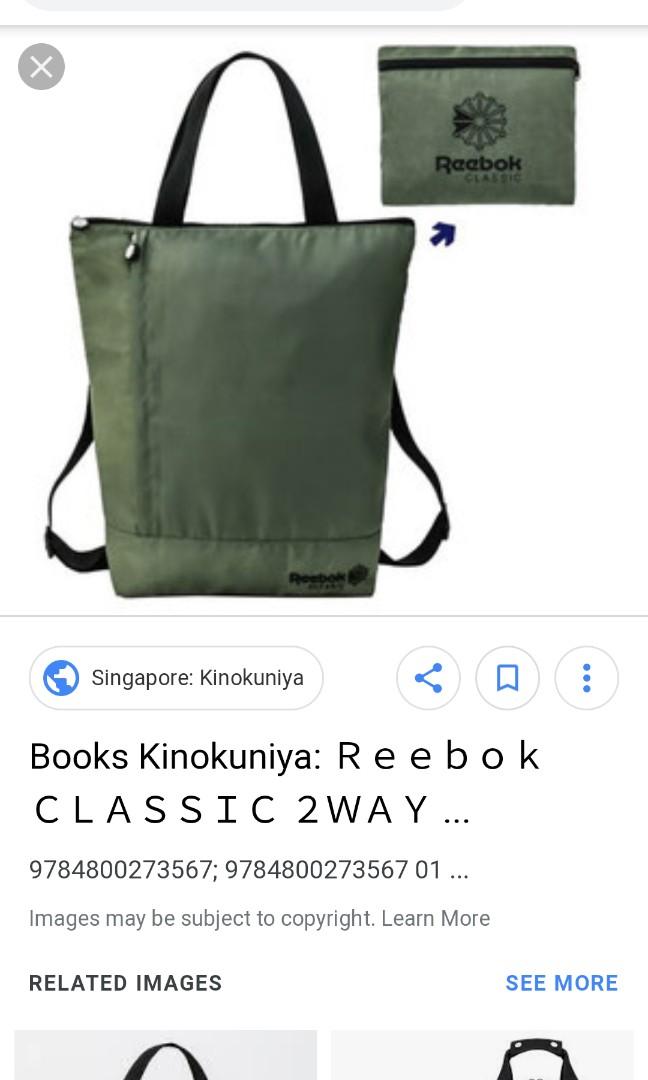 reebok classic 2 way backpack
