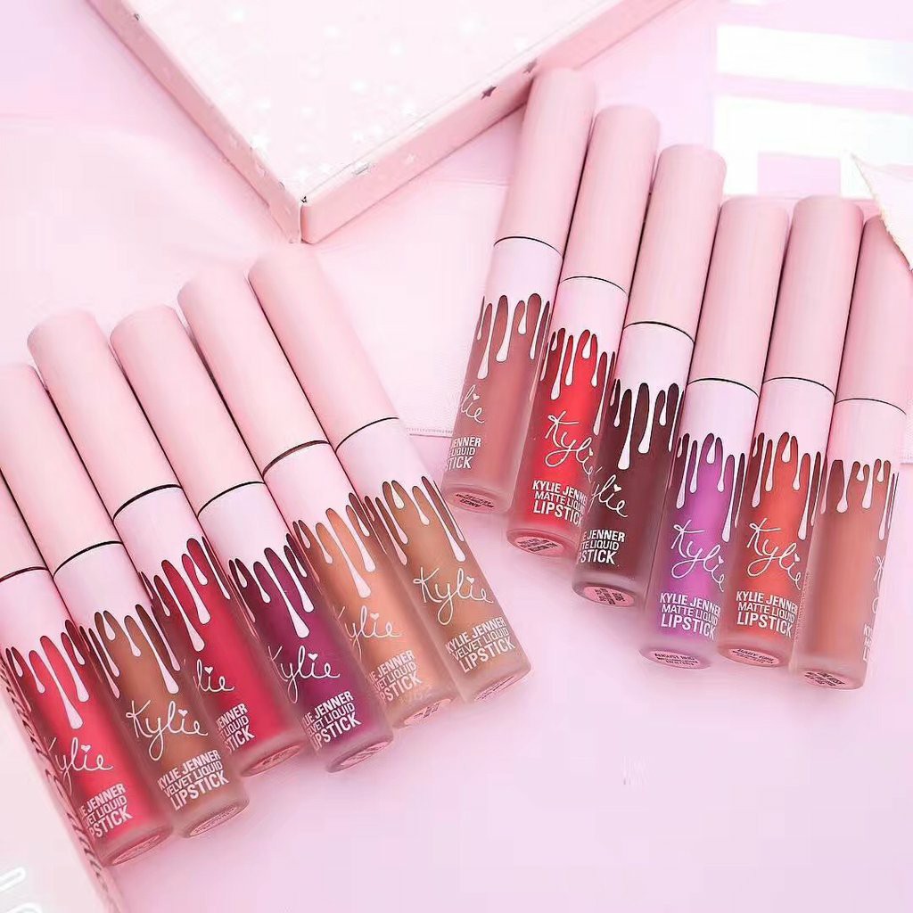 Salekylie Cosmetics Pink Birthday Collection Mini Mattes Mini