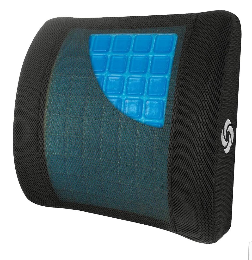 Samsonite car seat, back and neck pillow, memory foam with cooling gel