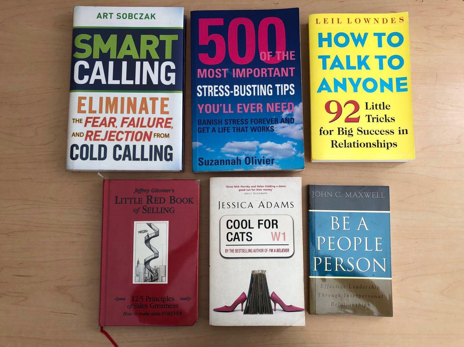 Self Improvement Books Motivations Selling Cold Calling