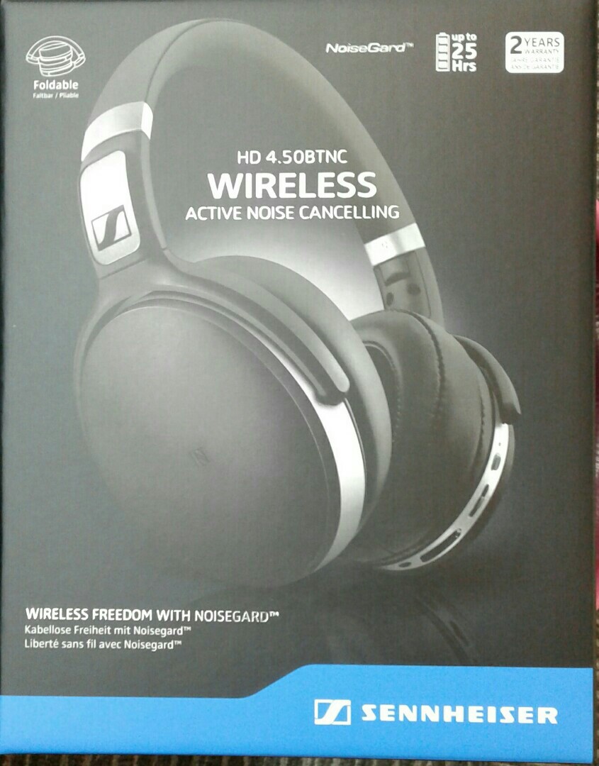 Sennheiser HD 4.50 BTNC Wireless Headphones, Audio, Headphones \u0026 Headsets  on Carousell