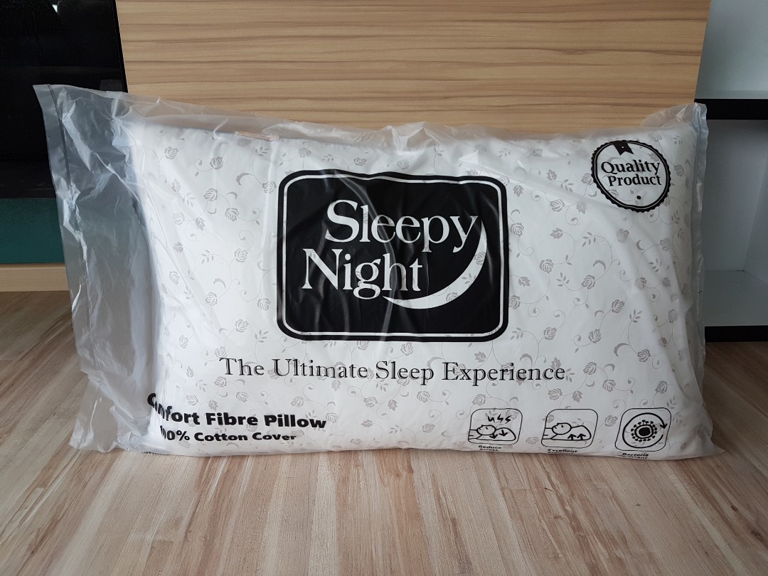 SLEEPY NIGHT Fibre Pillow 100% Cotton 