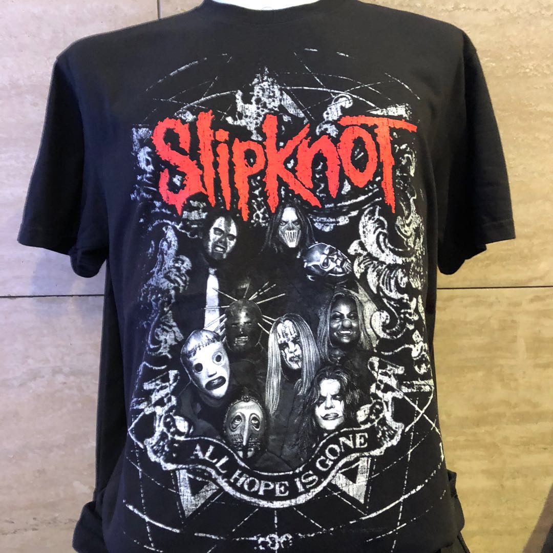 Slipknot All Hope Is Gone Rock T Shirt Men S Fashion Clothes Tops On Carousell