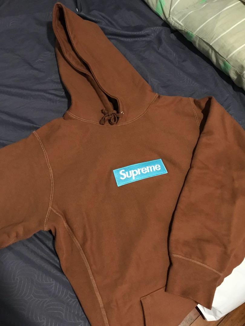 Supreme Box Logo Hooded Sweatshirt FW 17 Red - Stadium Goods