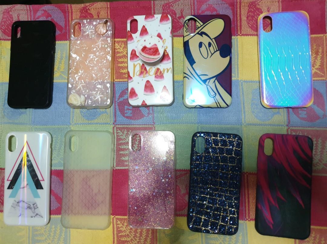 TAKE ALL 10pcs iPhone X Case (Category: iPhone X Series) located in Pasig City. Submitted by shynsav (Listing ID 214321715, Image 1). Description: Selling my preloved iPhone X phone cases at a very affordable price! Take the ALL at 500 pesos only. (Original price of each phone case averaging to 300-500 pesos each) Save more than 50% OFF!!!! These cases are used but definitely not abused RFS: Sold my iPhone X and bought an android. Wont be able to