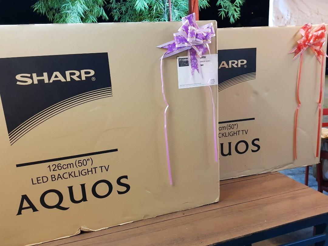 TV SHARP 50" FULL HD LED TV UNTUK DIJUAL. TV BARU DALAM KOTAK., TV