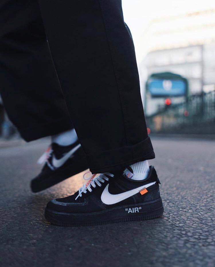 US 8.5 Off White X Nike Air Force 1 Low 