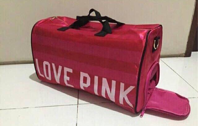 Victoria's Secret Travel Bag, Fesyen Wanita, Tas Dompet di Carousell