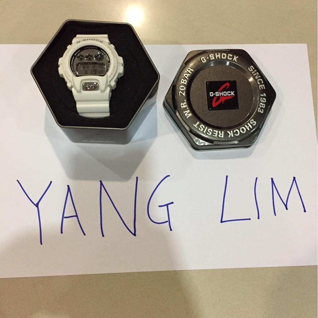 White Casio G Shock Ori with receipt Luxury Watches on Carousell