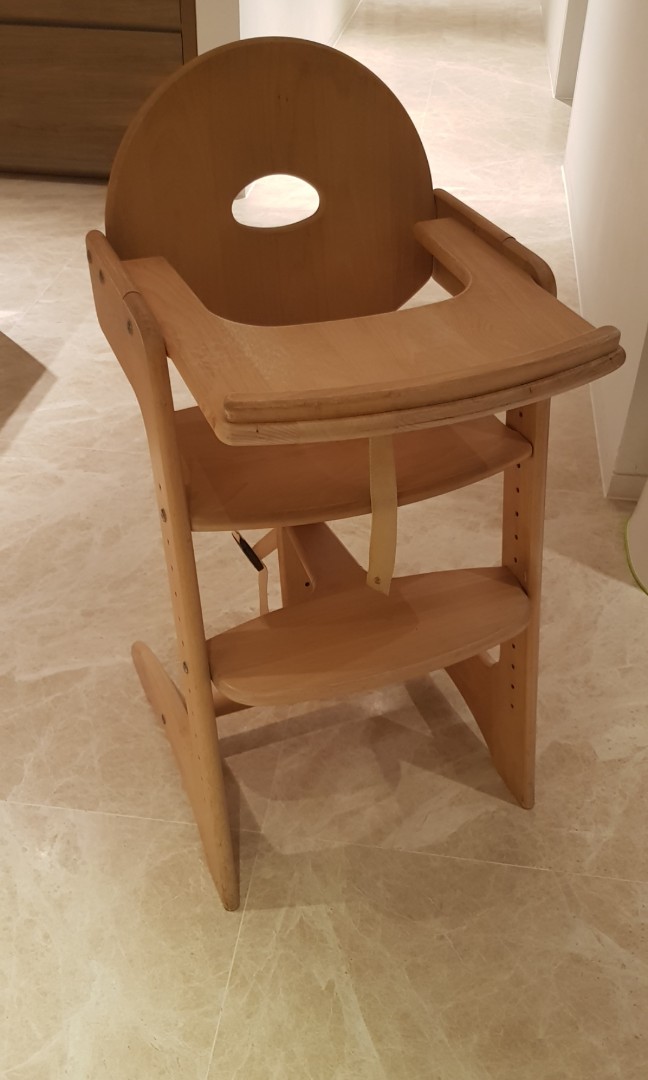 German wooden high best sale chair