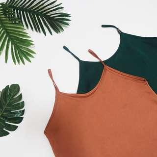Basic Lux Satin Camisole Top