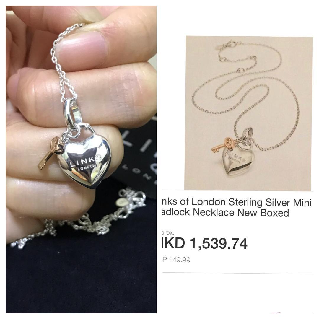 Links of london sales mini heart padlock necklace