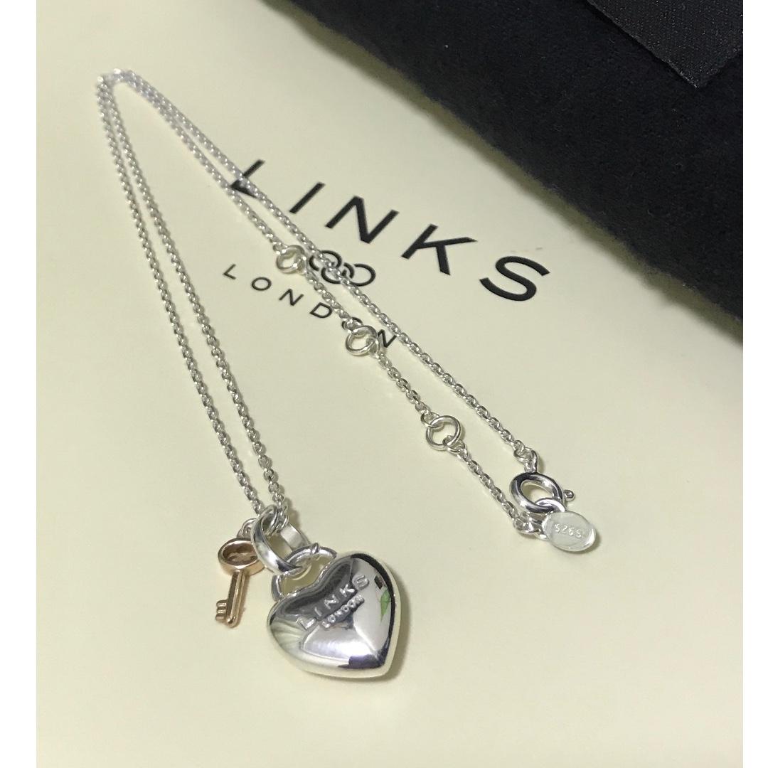 Links of london shop mini heart padlock necklace