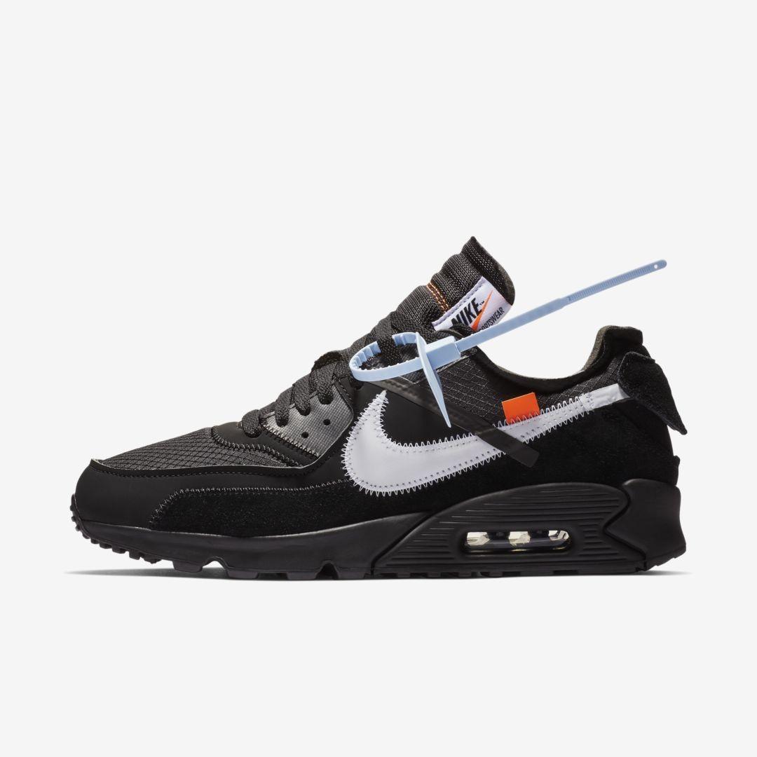 In Stock US6.5 Nike Off White Air Max 90 Black Men s Fashion
