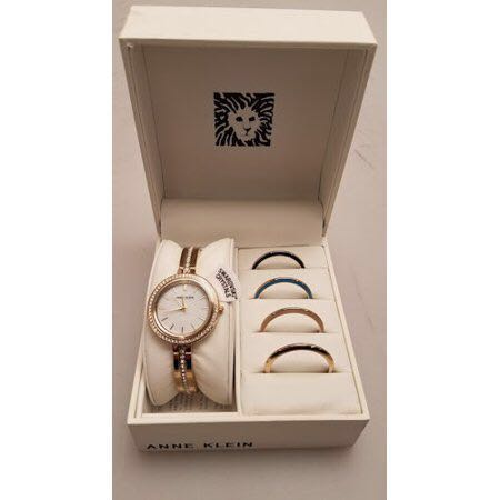 Anne klein sales interchangeable watch set