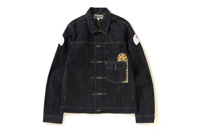 bape shark denim jacket