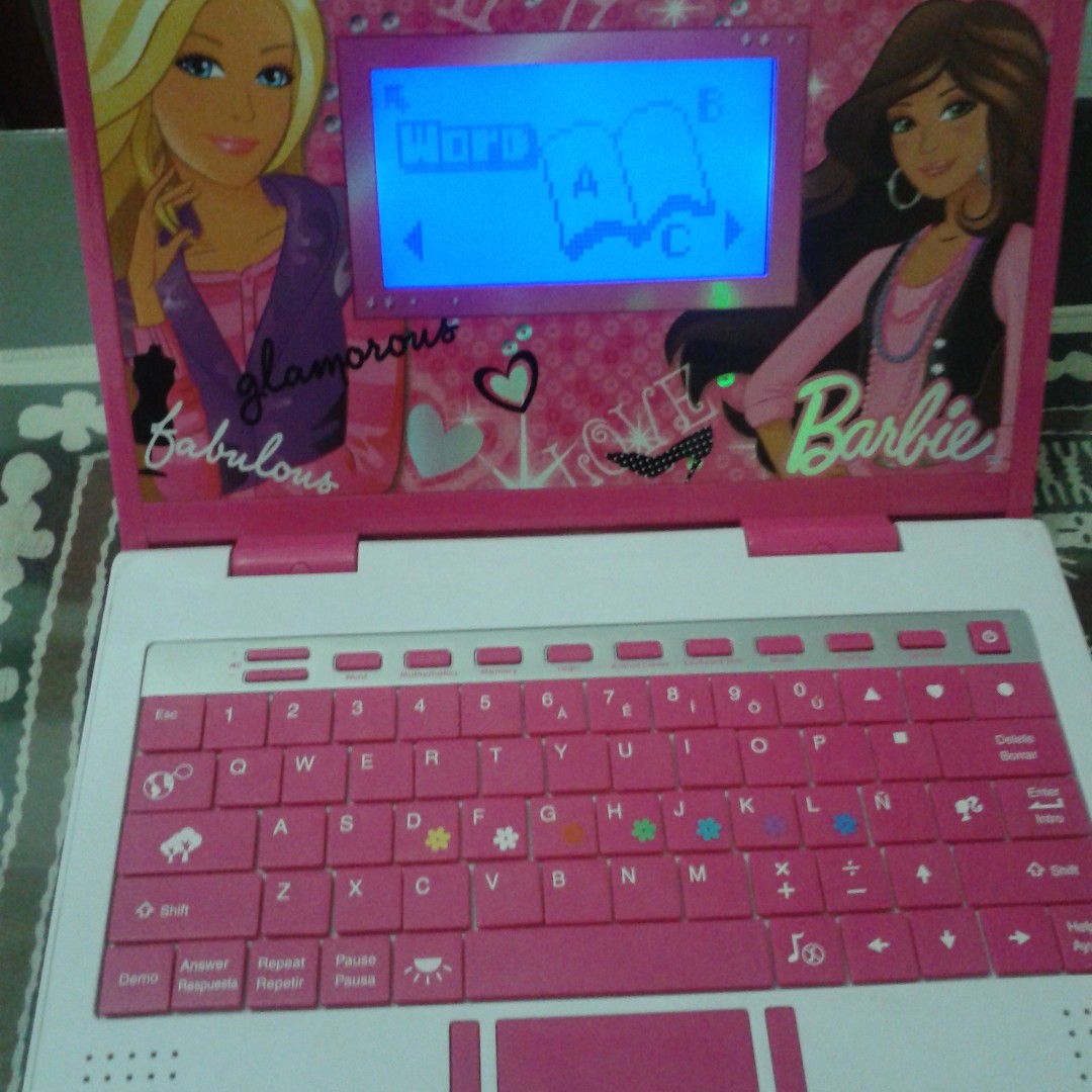 barbie laptop computer