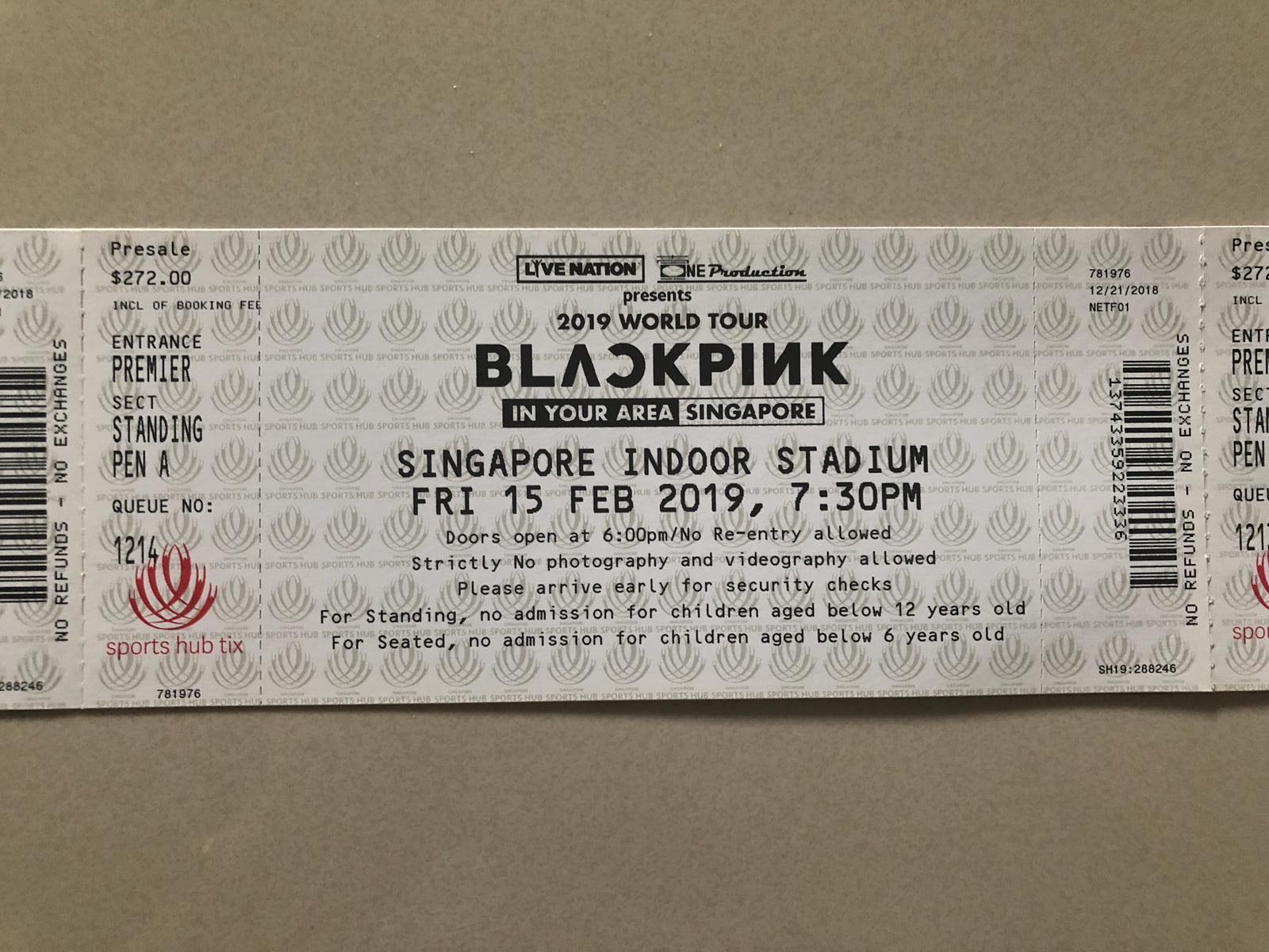 Blackpink Concert Tickets, Tickets & Vouchers, Event Tickets on Carousell