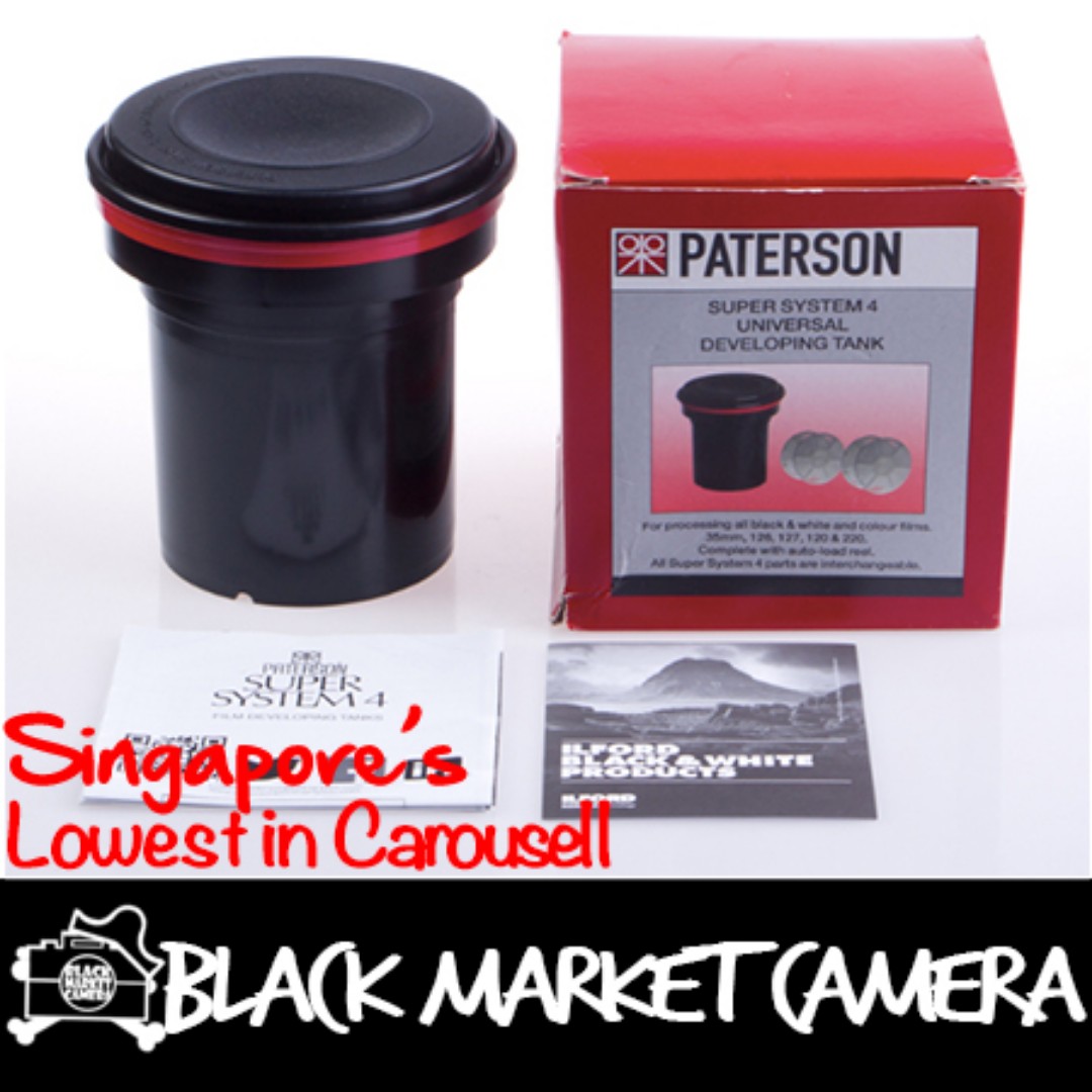 Bmc Paterson Super System 4 Film Developing Tank Ptp 115 B W Colour Film Photography Photography Accessories Other Photography Accessories On Carousell