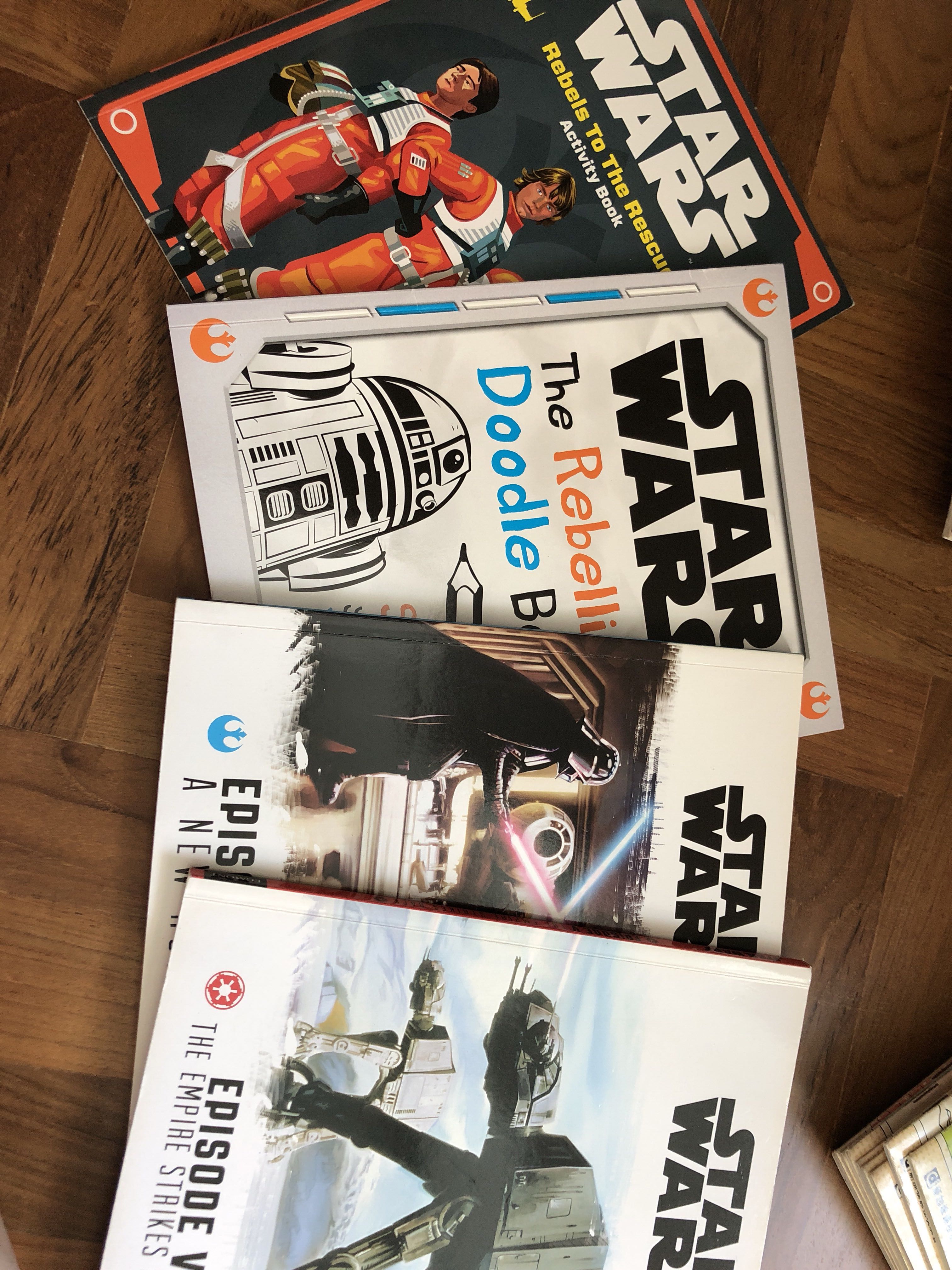 Brand New Star Wars Doodle Book Activity book And Story Books A New Hope The Empire Strikes Back Hobbies Toys Books Magazines Children s Books on Carousell