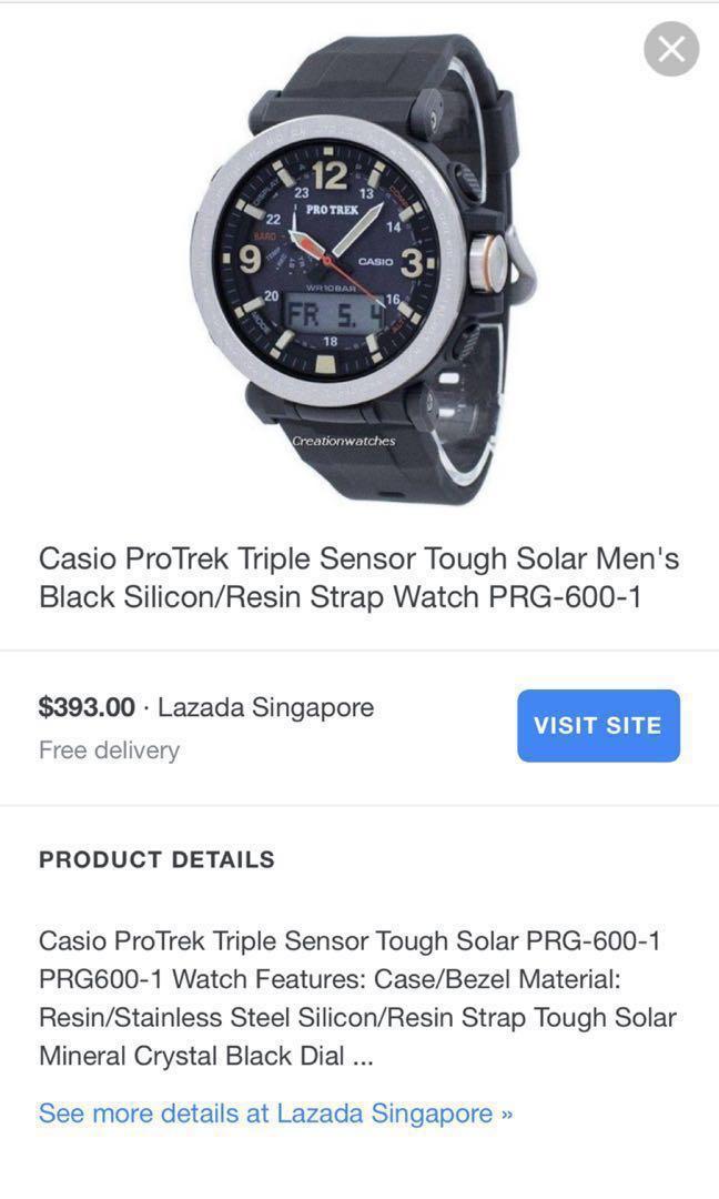 Casio ProTrek PRG 600 Mobile Phones Gadgets Wearables Smart