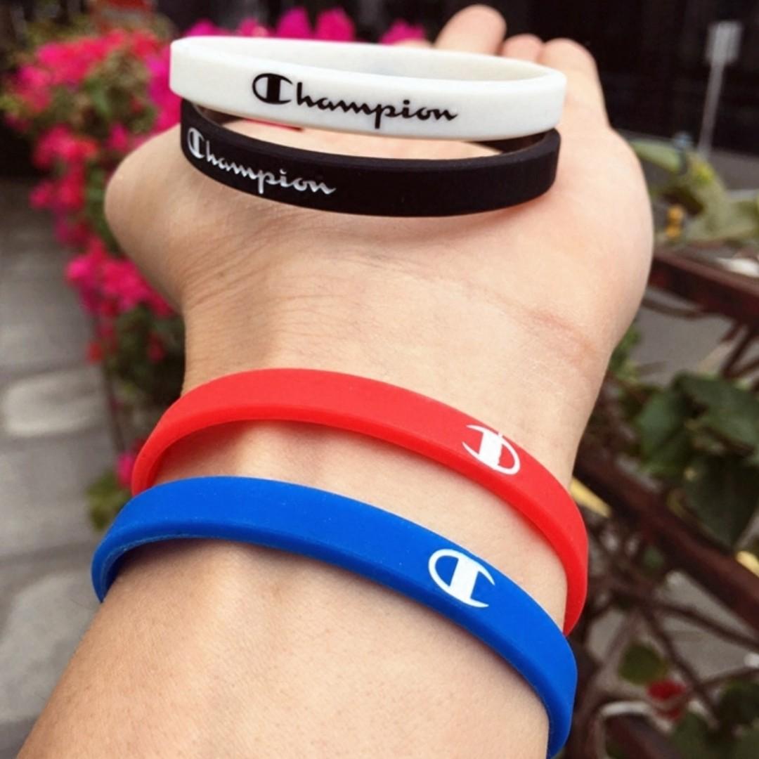Champion silicone bracelet deals