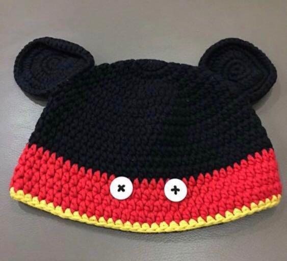 mickey mouse baby hat