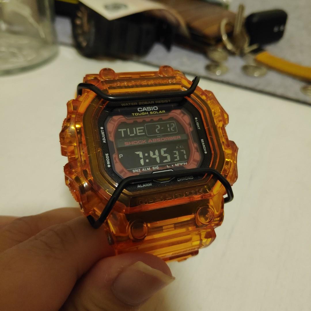 Custom Orange gx56 King gshock. Mobile Phones Gadgets Wearables Smart Watches on Carousell