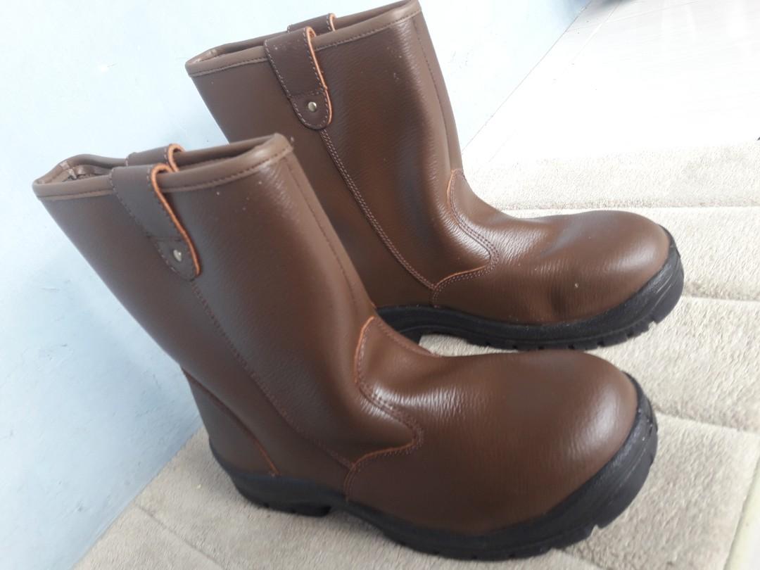 Dijual Murah Sepatu Safety Krusher Texas Brown Fesyen Pria Sepatu Sepatu Boot Di Carousell