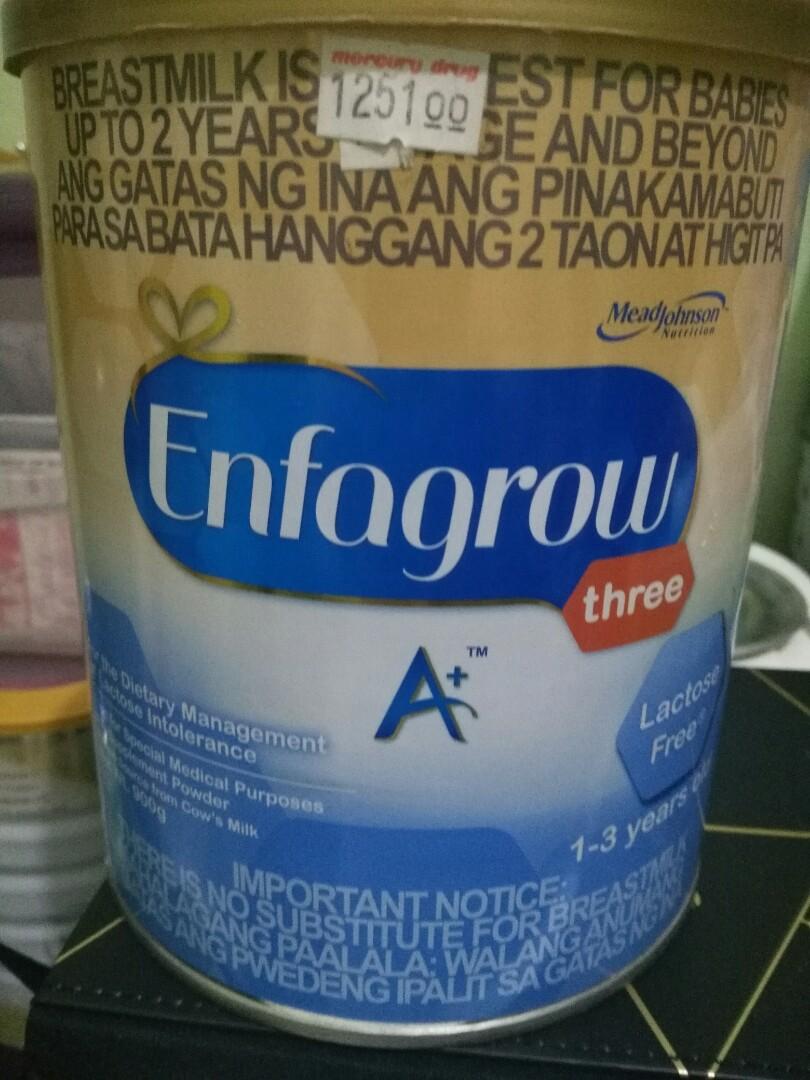 Enfagrow lactose free sales milk